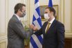 Συναντήσεις Μητσοτάκη, Δένδια με τον ΥΠ.ΕΞ. της Β. Μακεδονίας – Θετικές αναφορές στη Συμφωνία των Πρεσπών