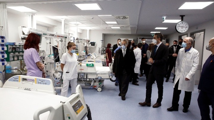 Τις νέες κλίνες ΜΕΘ του Γενικού Νοσοκομείου Αττικής ΚΑΤ επισκέφτηκε ο Κυρ.&hellip;