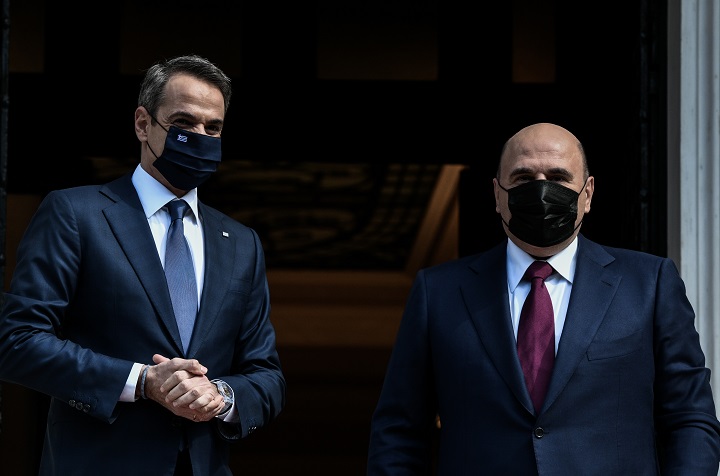 Κοινές δηλώσεις Μητσοτάκη και Μισούστιν