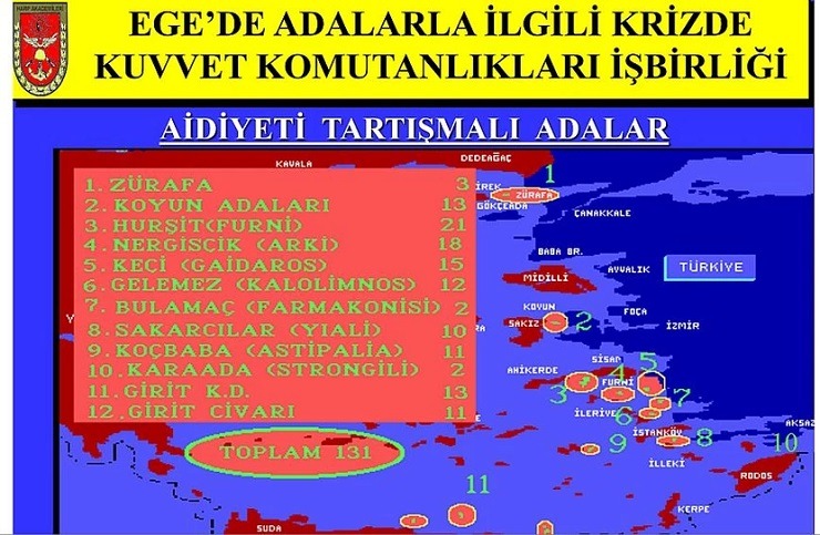 Nordic Monitor: Η Τουρκία σχεδίαζε να καταλάβει 131 νησιά στο Αιγαίο