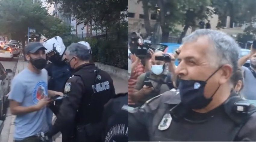 Θεσσαλονίκη: Αστυνομικός έπιασε από τον λαιμό δημοσιογράφο έξω από το ΑΠΘ (βίντεο)