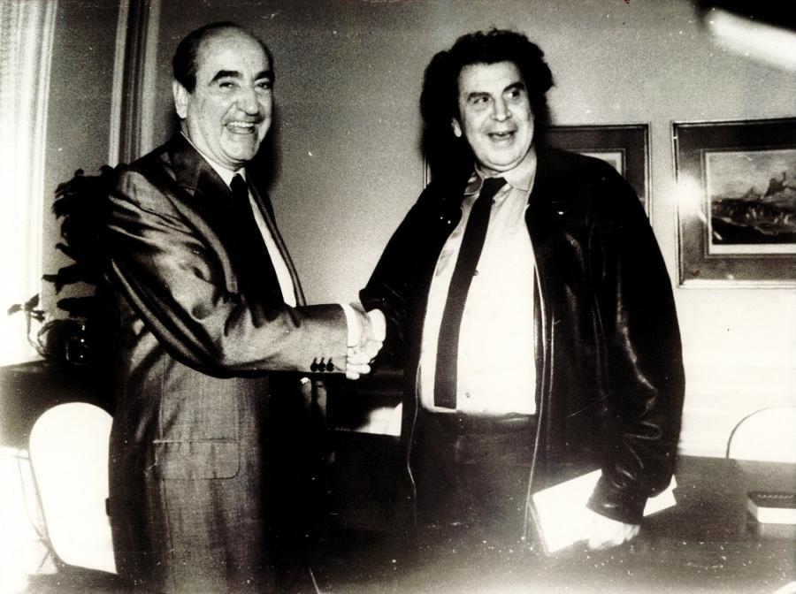 μίκης θεοδωράκης κωνσταντινος μητσοτάκης