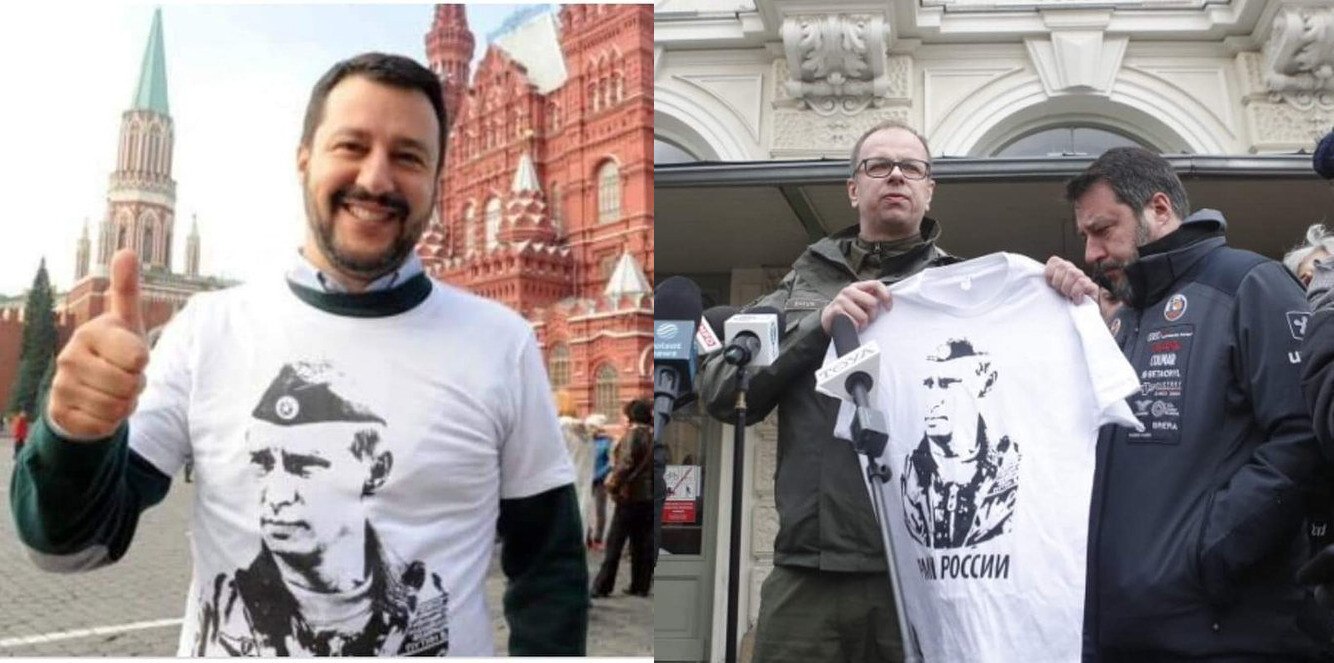 Ο σπόνσορας Πούτιν, ο παλιάτσος Σαλβίνι και κάτι δικοί μας