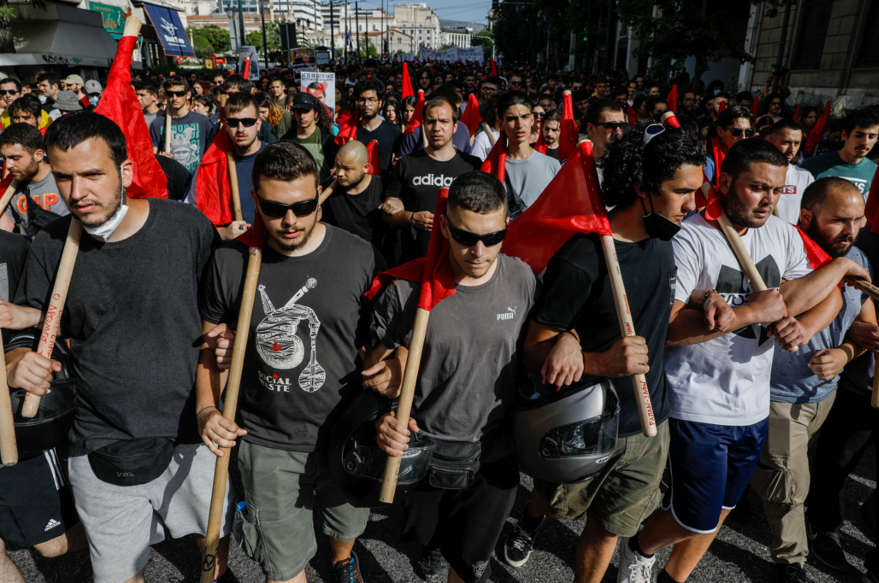 Συγκέντρωση φοιτητών και πορεία στο κέντρο της Αθήνας για την αστυνομική καταστολή&hellip;