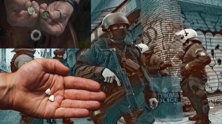 Εξάρχεια: Η ΕΛ.ΑΣ. «σκούπισε»… 0,8 γραμμάρια κάνναβης και 4 χάπια