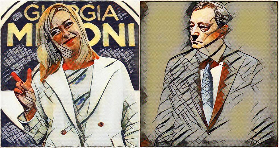 La Repubblica: Ο «φιλελεύθερος» Ντράγκι «εγγυητής» της φασίστριας Μελόνι