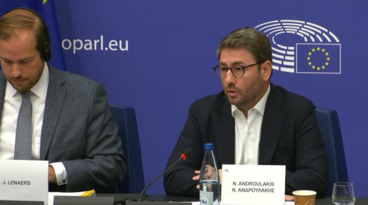 Κατάθεση Ανδρουλάκη στην επιτροπή PEGA: «διαβολικές συμπτώσεις που προσπαθεί η κυβέρνηση Μητσοτάκη να αποφύγει»