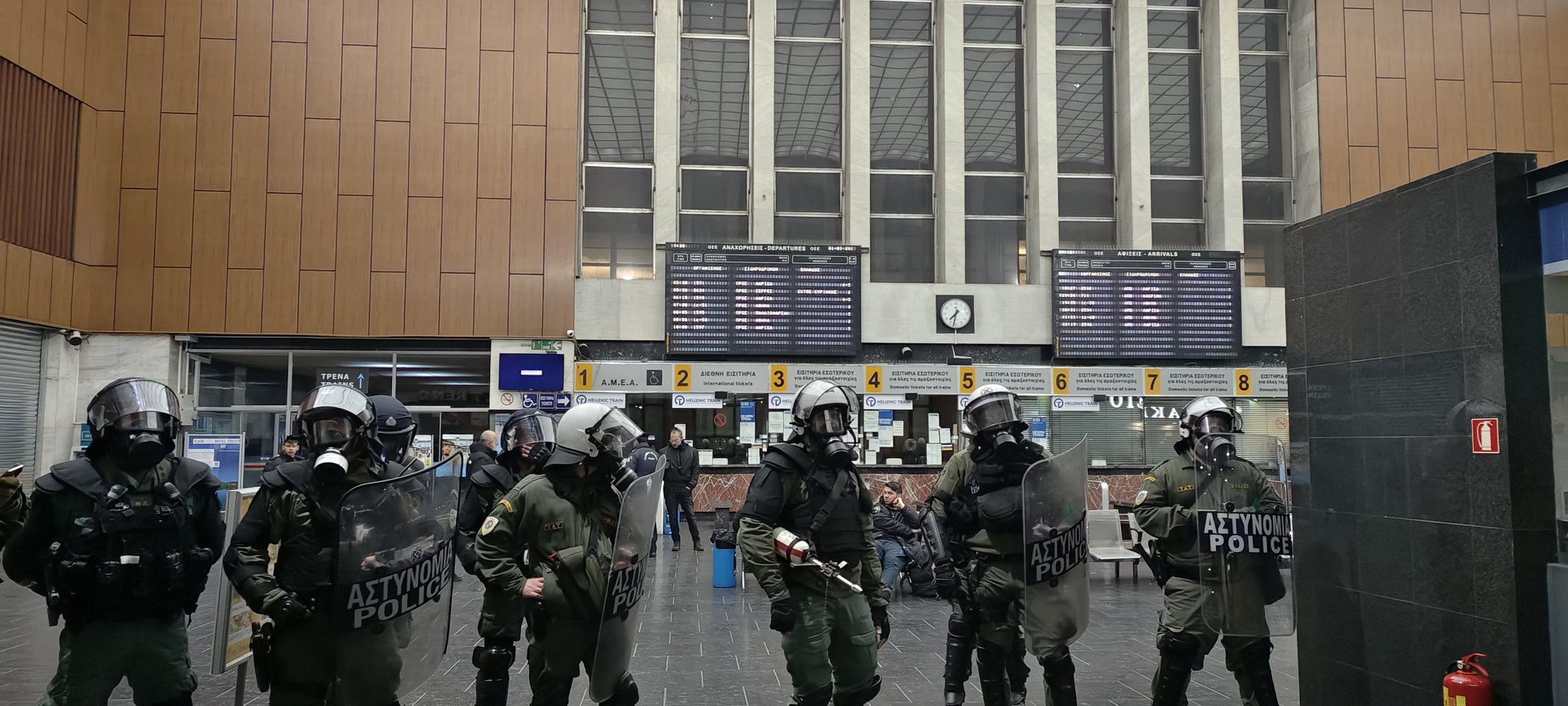 Θεσσαλονίκη: Διαμαρτυρία φοιτητών για το δυστύχημα στα Τέμπη