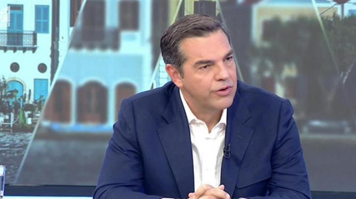 Στο κεντρικό δελτίο ειδήσεων του Mega ο Αλ. Τσίπρας