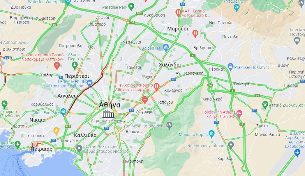 Τροχαίο στον Κηφισό – Ουρές χιλιομέτρων