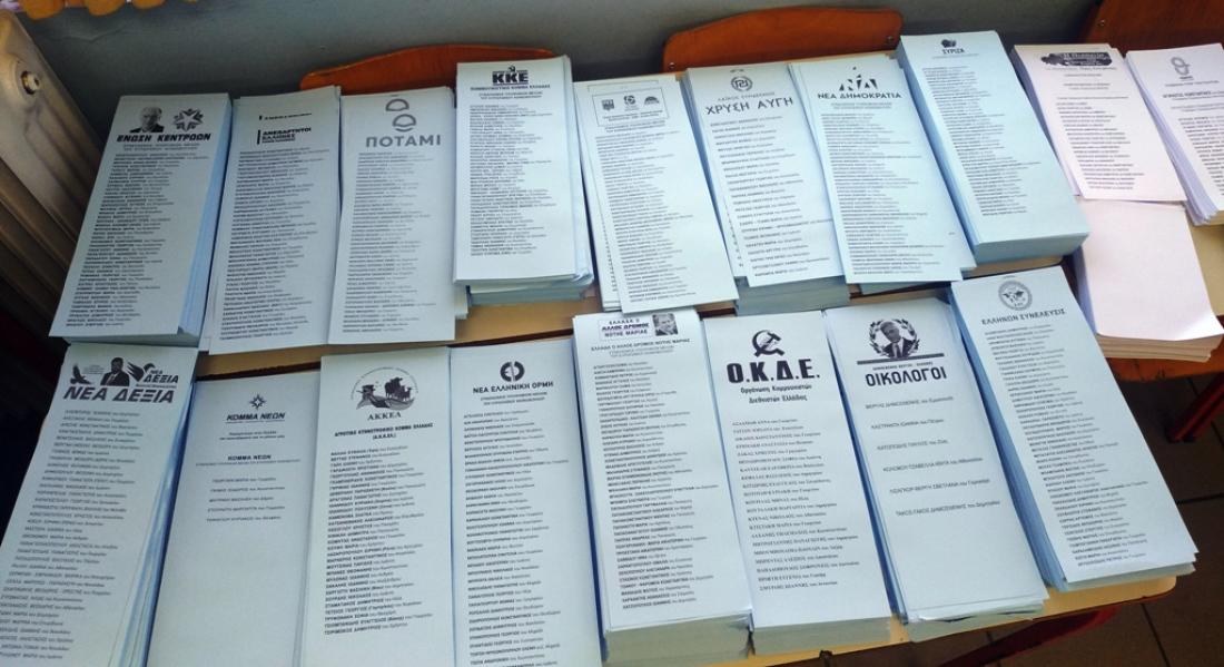 Το βράδυ της Δευτέρας η ανακήρυξη των κομμάτων που θα λάβουν μέρος στις εκλογές