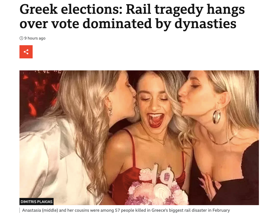 BBC για τις εκλογές: Η τραγωδία στα Τέμπη, τα ισχυρά πολιτικά τζάκια&hellip;
