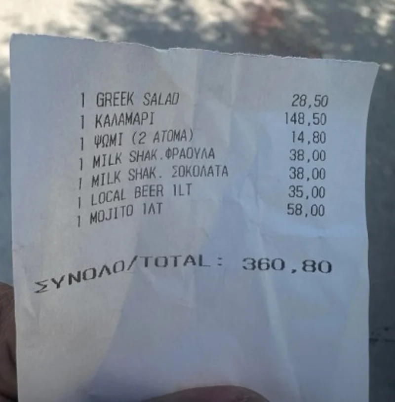 Ρεζίλι στα διεθνή media με τουρίστα να καταγγέλει απάτη από μαγαζί της Μυκόνου