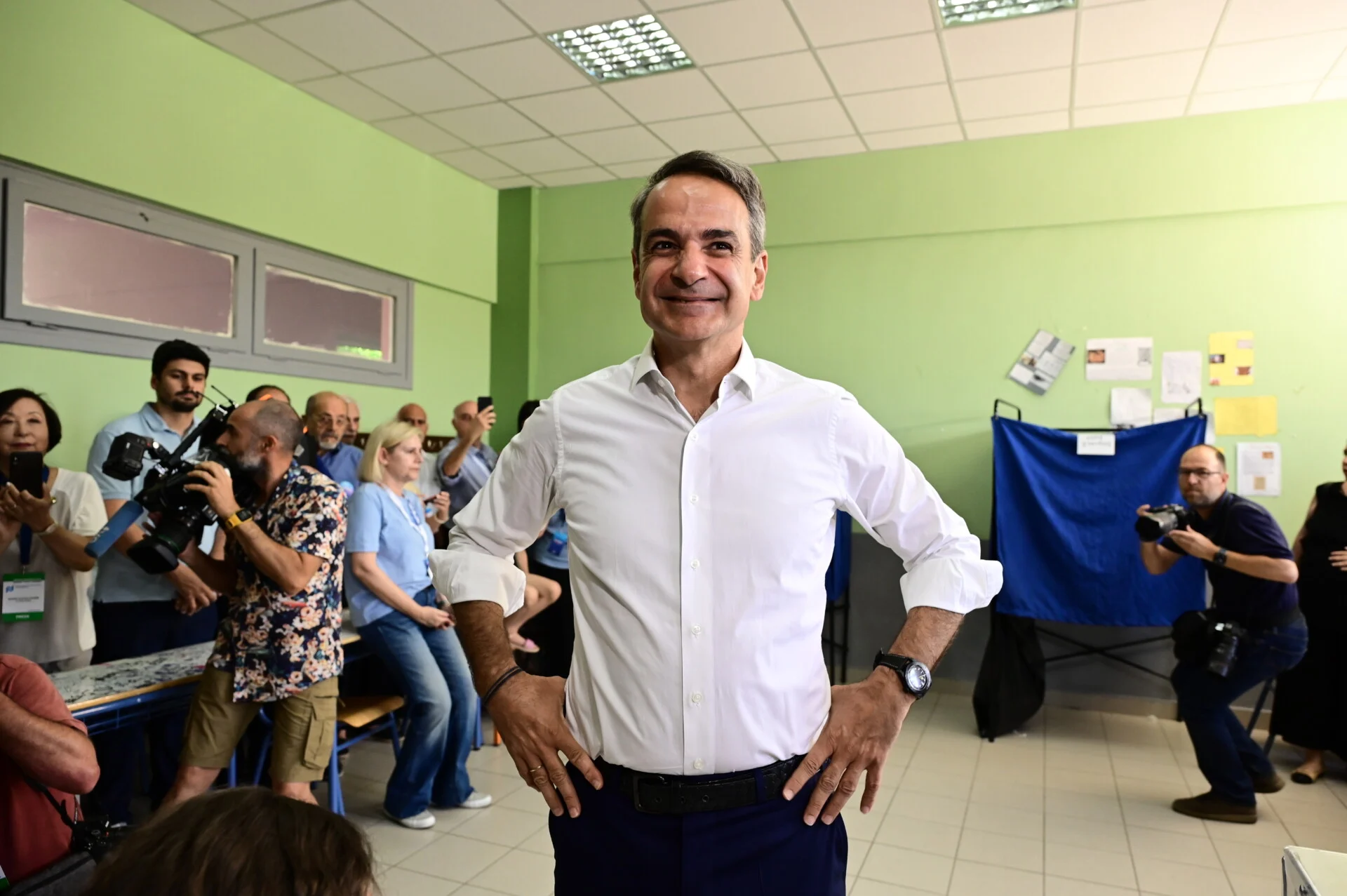La Repubblica: «Ξεκάθαρη η νίκη Μητσοτάκη, σύμφωνα με τα exit poll»