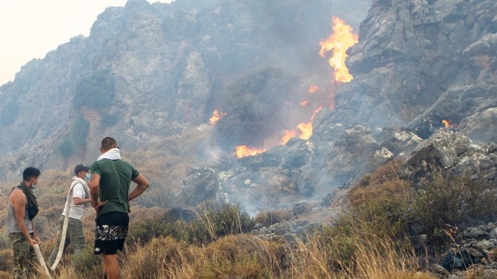 Δραματική η εικόνα στη Ρόδο
