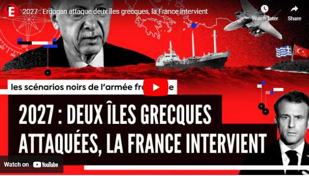 L’Express: «Εισβολή του Ερντογάν στα Ίμια το 2027»
