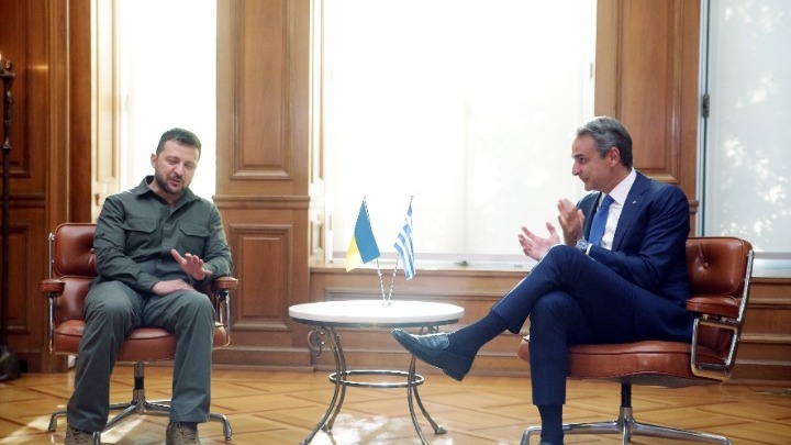 Δηλώσεις Μητσοτάκη μετά τη συνάντησή του με τον Ζελένσκι: Η θέση της Ουκρανίας πρέπει να είναι στο ΝΑΤΟ και στην ΕΕ