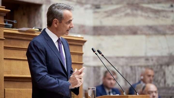Μητσοτάκης στους βουλευτές της ΝΔ: Πρέπει να αναλάβουμε το κόστος της πολιτικής μας κυριαρχίας