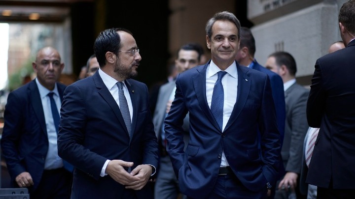 Μητσοτάκης: Ελλάδα και Κύπρος σε απόλυτο συντονισμό για το Κυπριακό