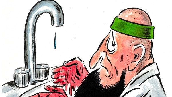 Χαμάς: Το σκίτσο του Charlie Hebdo – Ο γιατρός με τα αιματοβαμμένα χέρια