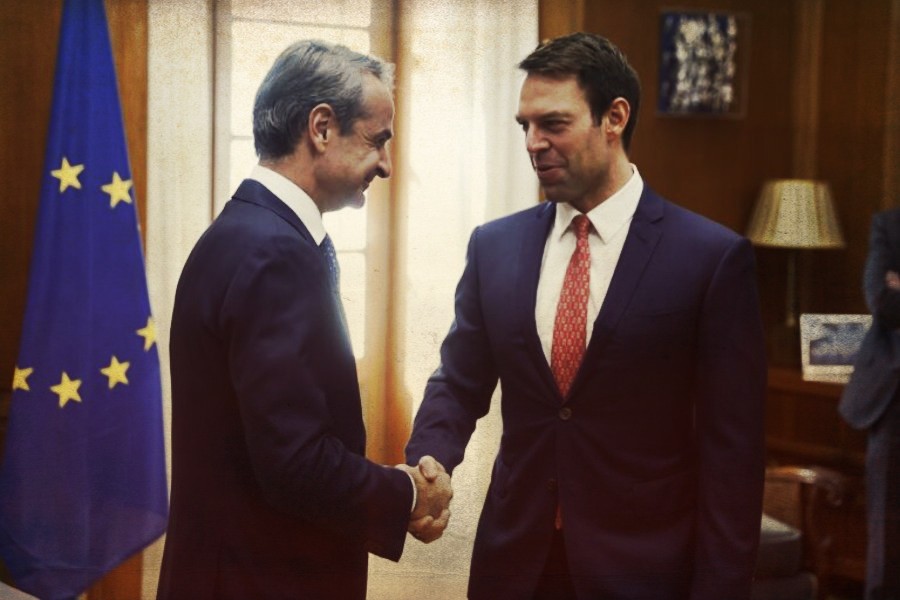Η πρώτη συνάντηση του Κ. Μητσοτάκη με τον Στ. Κασσελάκη – Τι είπαν