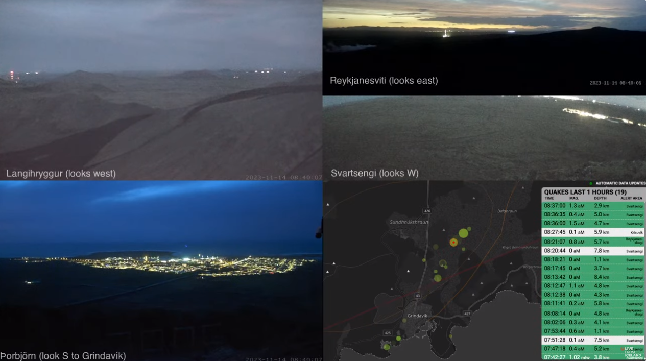 Ηφαίστειο Ισλανδίας: 900 δονήσεις σε λιγότερες από 24 ώρες