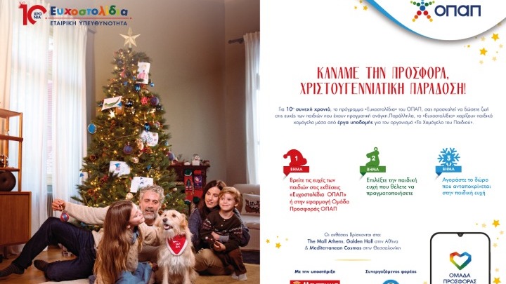 Ευχοστολίδια από τον ΟΠΑΠ