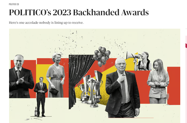 Το Politico απένειμε τα βραβεία της χρονιάς σε πολιτικούς ηγέτες