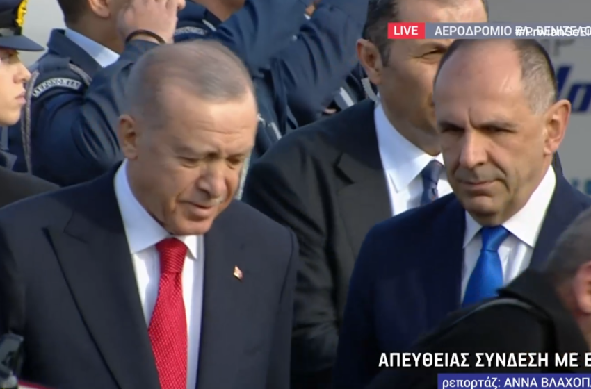 Στις 11.30 η συνάντηση Σακελλαροπούλου – Ερντογάν ο οποίος έφτασε μισή ώρα&hellip;