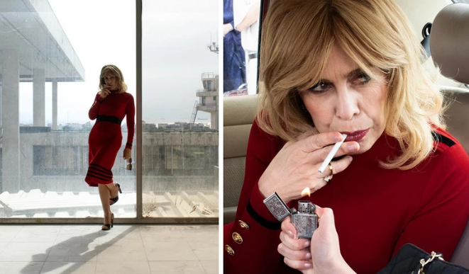 Η τρομερή μεταμόρφωση της Κατερίνας Διδασκάλου σε Μελίνα Μερκούρη