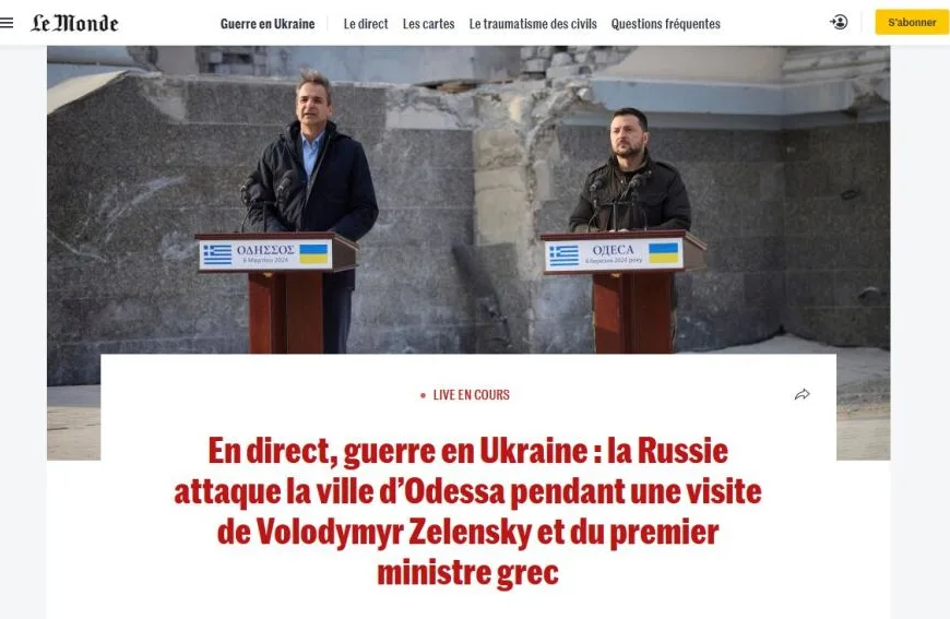 Το παρασκήνιο της επεισοδιακής επίσκεψης Μητσοτάκη στην Οδησσό- Οι διεθνείς αντιδράσεις