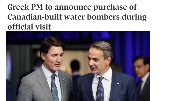 Μητσοτάκης στην «The Globe and Mail» για την απόκτηση νέων Canadair: Πρόκειται για μία μεγάλη&hellip;