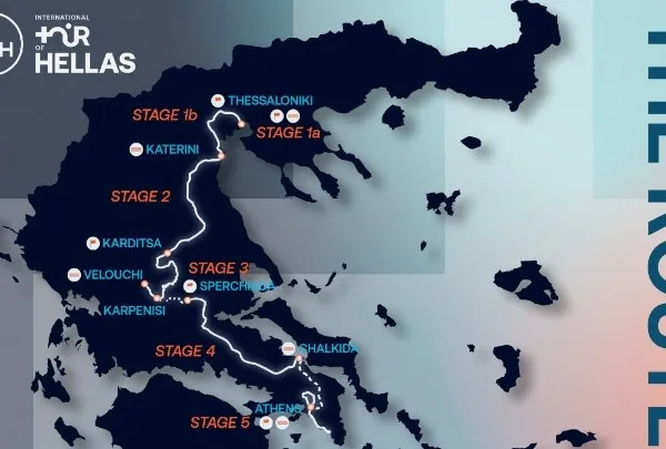 Η διαδρομή του ΔΕΗ Διεθνή Ποδηλατικού Γύρου Ελλάδας 2024