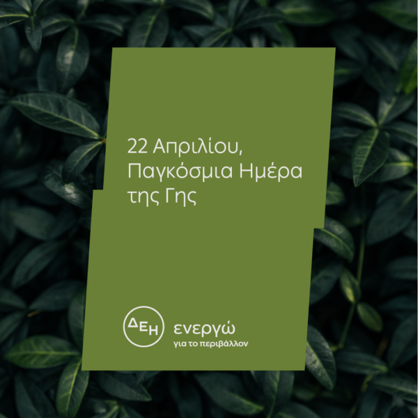 Ημέρα της Γης: Για 4η χρονιά η ΔΕΗ ηλεκτροδοτεί 4,3 εκατ. νοικοκυριά&hellip;