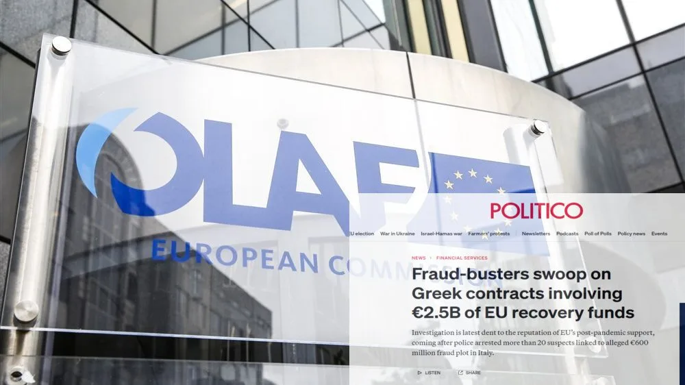 POLITICO:Αποκαλυπτικό ρεπορτάζ για έρευνες σε 10 εταιρείες στην Ελλάδα που έλαβαν 2,5 δισ. από το Ταμείο Ανάκαμψης