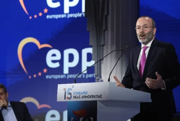 Μάνφρεντ Βέμπερ για Κυριάκο Μητσοτάκη: «Πάντα στεκόσουν απέναντι στον Ερντογάν για να προστατεύσεις τα σύνορα της Ευρώπης»