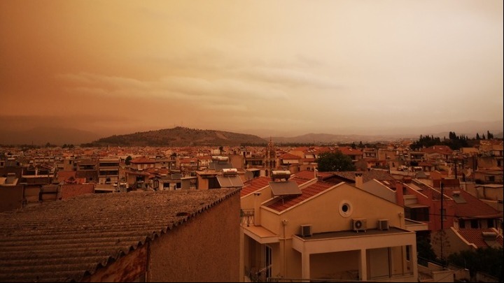 Καιρός: Εβδομάδα με αυξημένες συγκεντρώσεις αφρικανικής σκόνης σε όλη τη χώρα