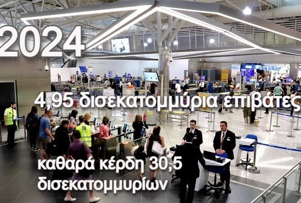Σχεδόν 5 δισ. άνθρωποι προβλέπεται να ταξιδέψουν φέτος με αεροπλάνο παγκοσμίως
