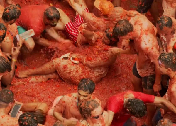 La Tomatina στην Ισπανία