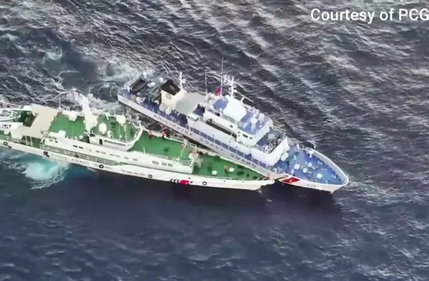 Πλοία της Κίνας και των Φιλιππίνων «συγκρούστηκαν» στη Νότια Σινική Θάλασσα