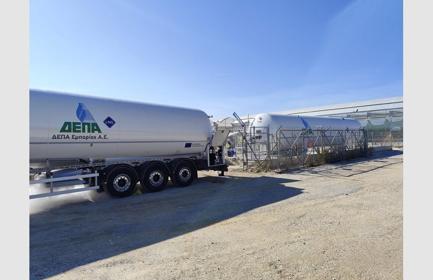 Σε λειτουργία ο πρώτος σταθμός αεριοποίησης LNG μονάδας ΣΗΘΥΑ εκτός δικτύου αγωγών