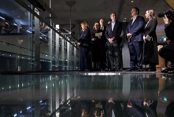 Τον σταθμό Βενιζέλου επισκέφτηκε ο πρωθυπουργός Κυριάκος Μητσοτάκης