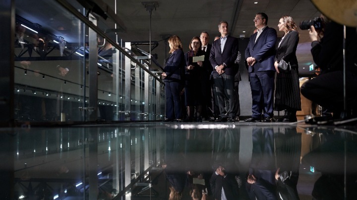 Τον σταθμό Βενιζέλου επισκέφτηκε ο πρωθυπουργός Κυριάκος Μητσοτάκης