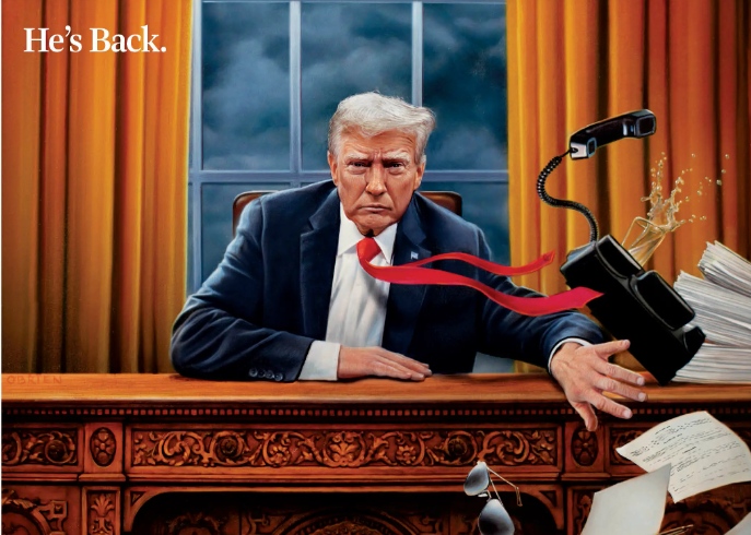 Το εξώφυλλο του Time: “He’s back”