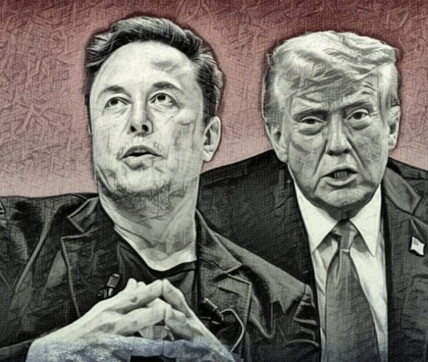 Οι «συμπρόεδροι» Τραμπ και Μασκ