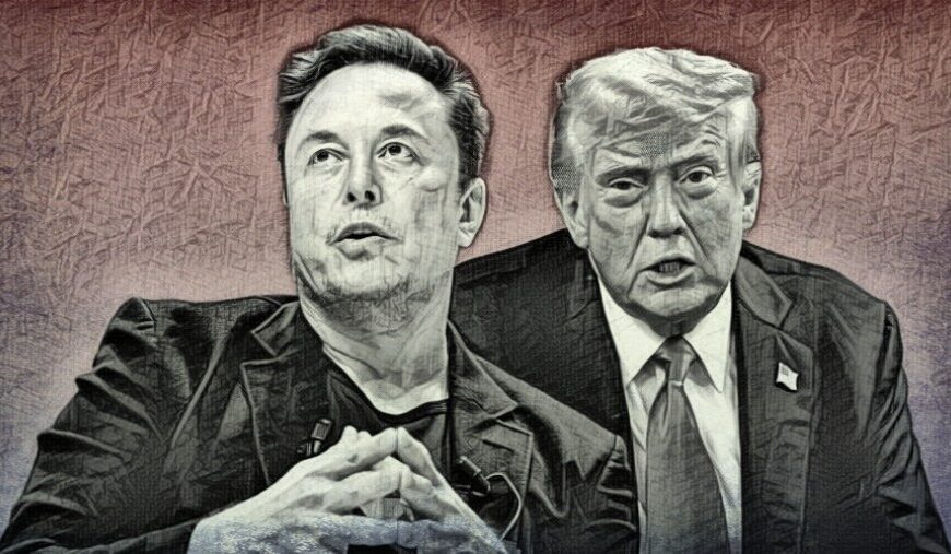 Οι «συμπρόεδροι» Τραμπ και Μασκ