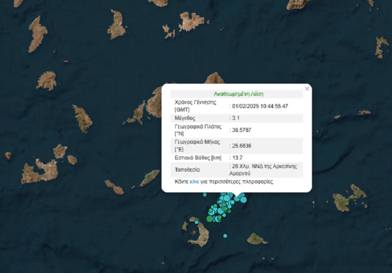 Σεισμοί σε Αμοργό και Σαντορίνη – Γ. Παπαδόπουλος: «Δεν προκύπτει ότι είναι&hellip;