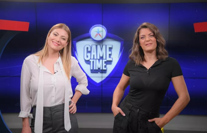 Η Δέσποινα Καμπούρη κάνει σκονάκι στο ΟΠΑΠ Game Time