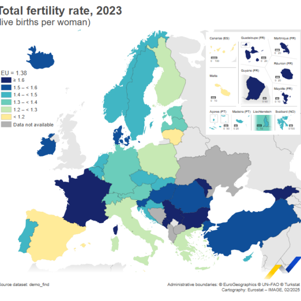 Σε ελεύθερη πτώση οι γεννήσεις στην ΕΕ το 2024 – Η μεγαλύτερη&hellip;