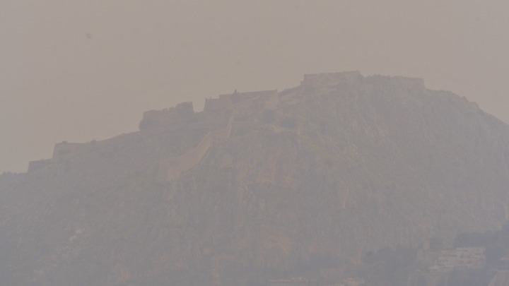 Συνεχίζεται η μεταφορά αφρικανικής σκόνης